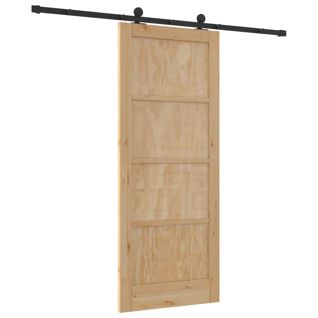 Porta scorrevole ORKDAL legno pino naturale 83 x 202 cm