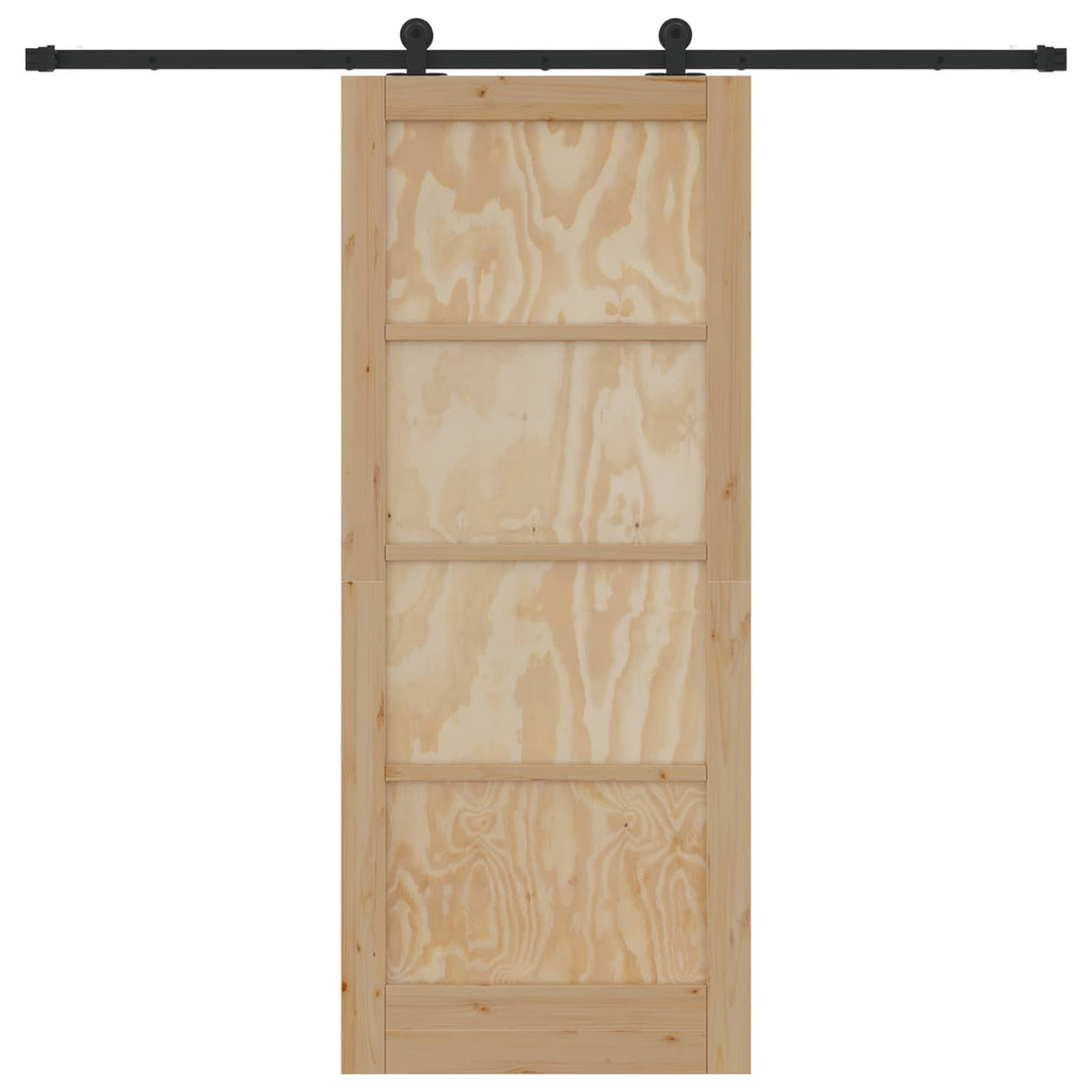 Porta scorrevole ORKDAL legno pino naturale 83 x 202 cm