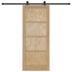 Porta scorrevole ORKDAL legno pino naturale 83 x 202 cm