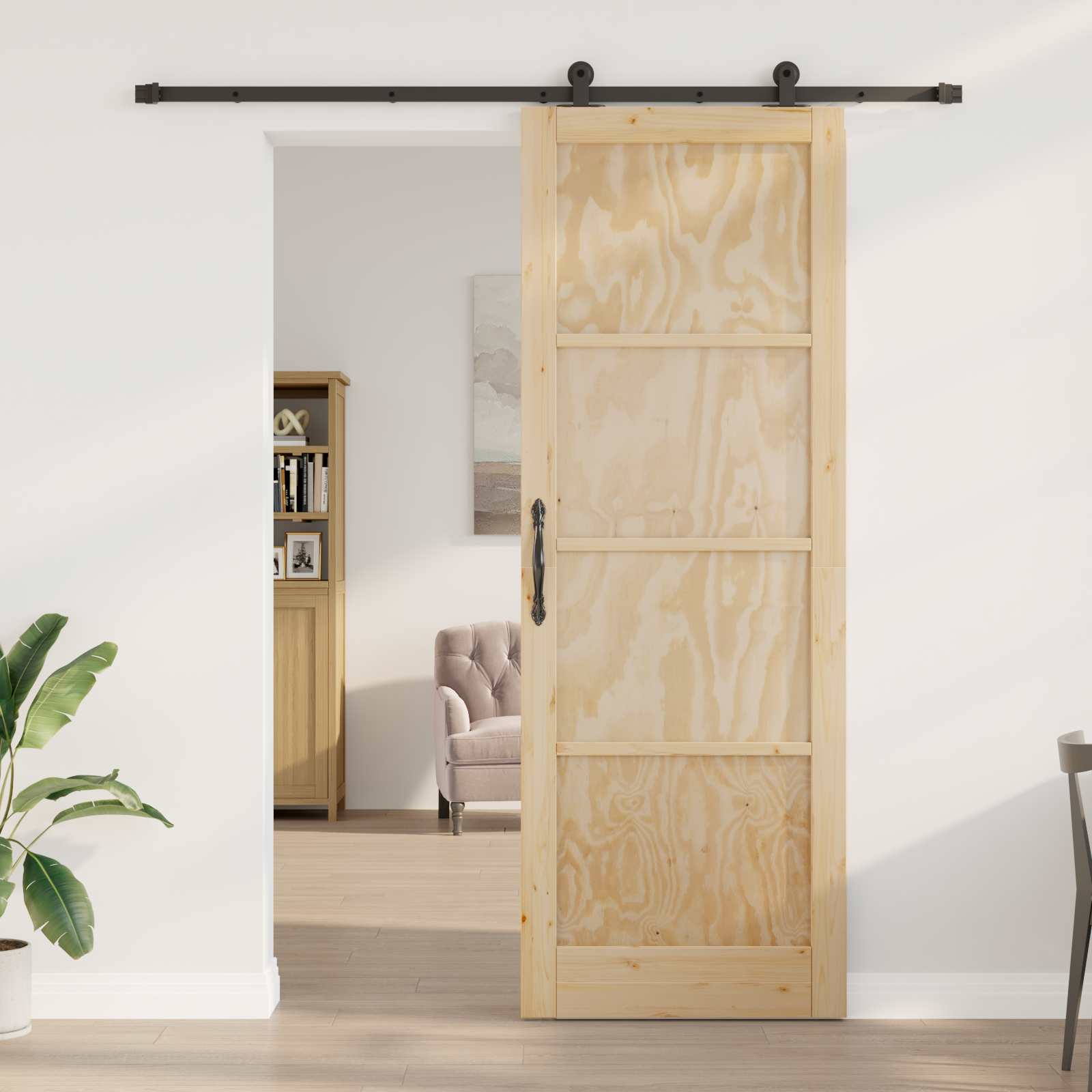 Porta Scorrevole ORKDAL Naturale 83 x 232 cm