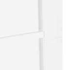 Porta Scorrevole Bianco 83 x 202 cm Legno Massello di Pino