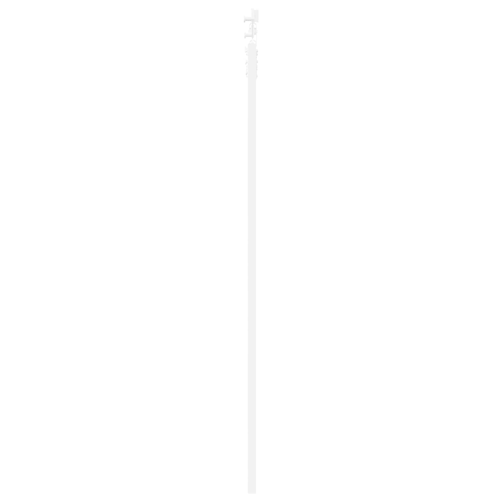 Porta Scorrevole Bianco 83 x 202 cm Legno Massello di Pino