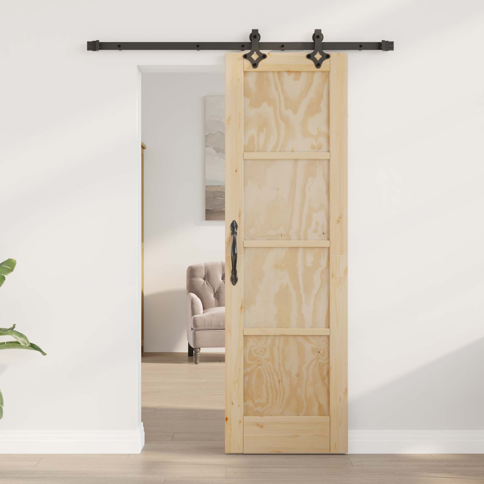 Porta Scorrevole ORKDAL Naturale 61 x 198,5 cm