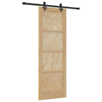 Porta scorrevole ORKDAL in legno di pino naturale 73,5 x 211 cm