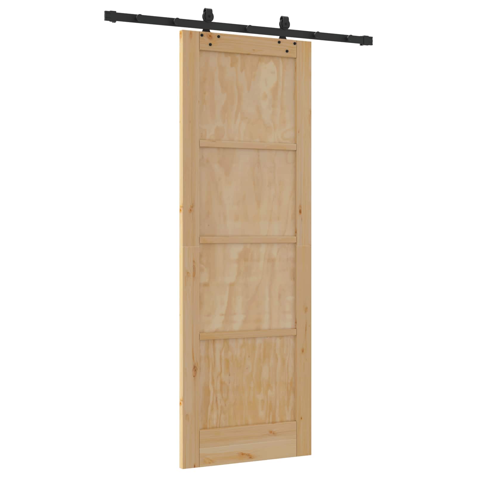 Porta scorrevole ORKDAL in legno di pino naturale 73,5 x 211 cm