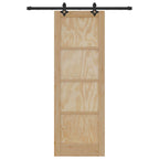 Porta scorrevole ORKDAL in legno di pino naturale 73,5 x 211 cm