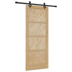 Porta scorrevole ORKDAL Legno massello pino Naturale 83 x 202 cm