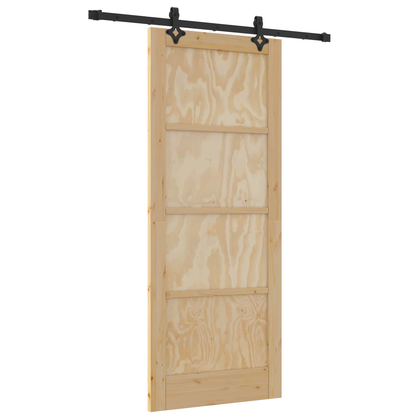 Porta scorrevole ORKDAL Legno massello pino Naturale 83 x 202 cm