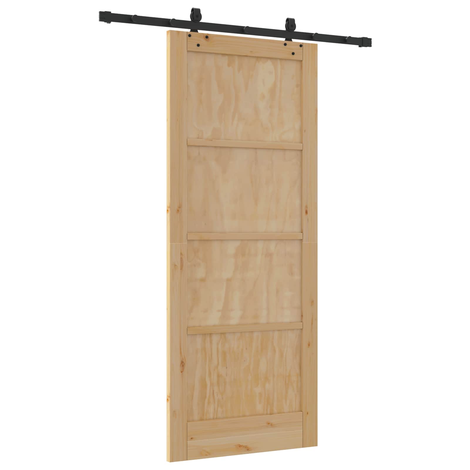 Porta scorrevole ORKDAL Legno massello pino Naturale 83 x 202 cm