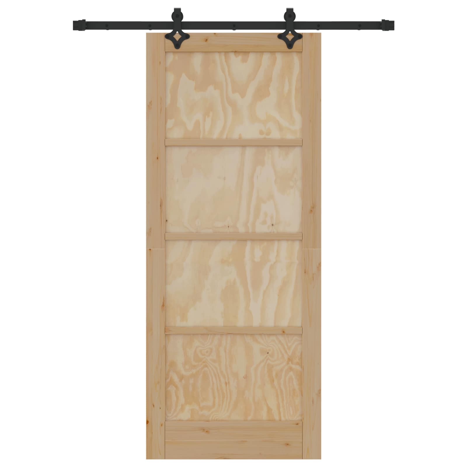 Porta scorrevole ORKDAL Legno massello pino Naturale 83 x 202 cm