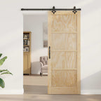 Porta scorrevole ORKDAL legno di pino naturale 83 x 211 cm