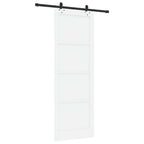 Porta scorrevole ORKDAL bianca 83 x 232 cm in legno di pino