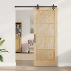 Porta scorrevole ORKDAL legno pino naturale 86 x 211 cm