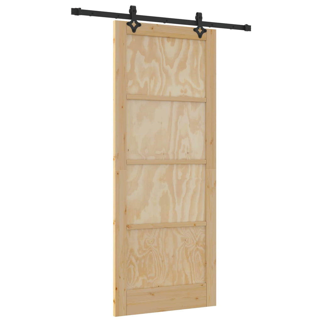 Porta scorrevole ORKDAL legno pino naturale 86 x 211 cm