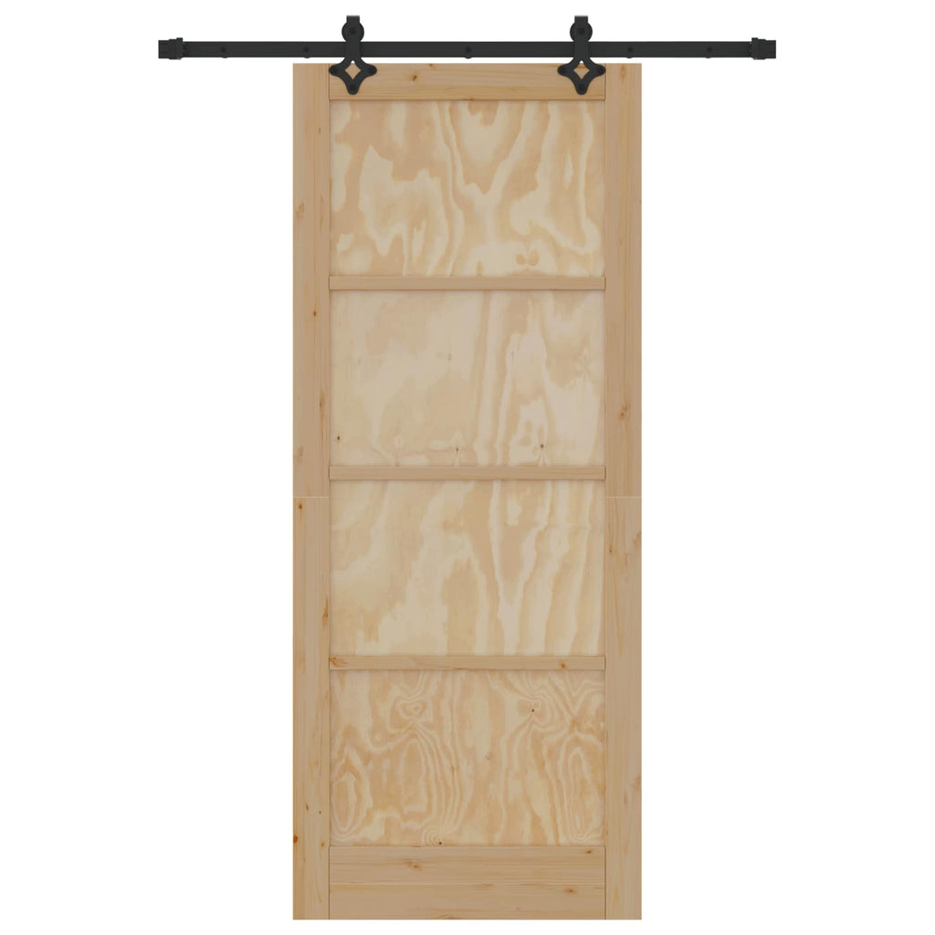 Porta scorrevole ORKDAL legno pino naturale 86 x 211 cm