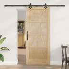 Porta Scorrevole ORKDAL Legno Pino Naturale 83 x 202 cm