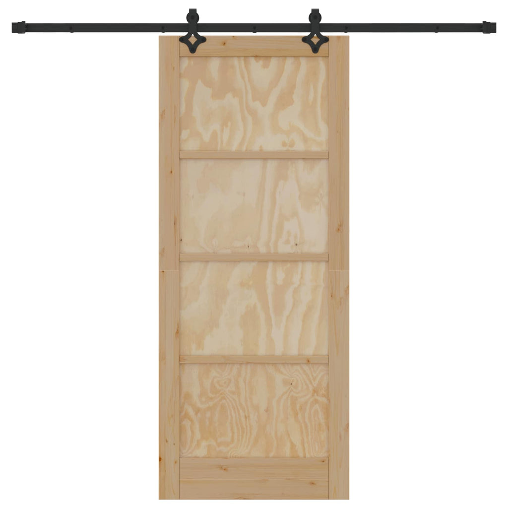 Porta Scorrevole ORKDAL Legno Pino Naturale 83 x 202 cm