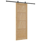 Porta scorrevole ORKDAL in legno di pino naturale 83 x 232 cm