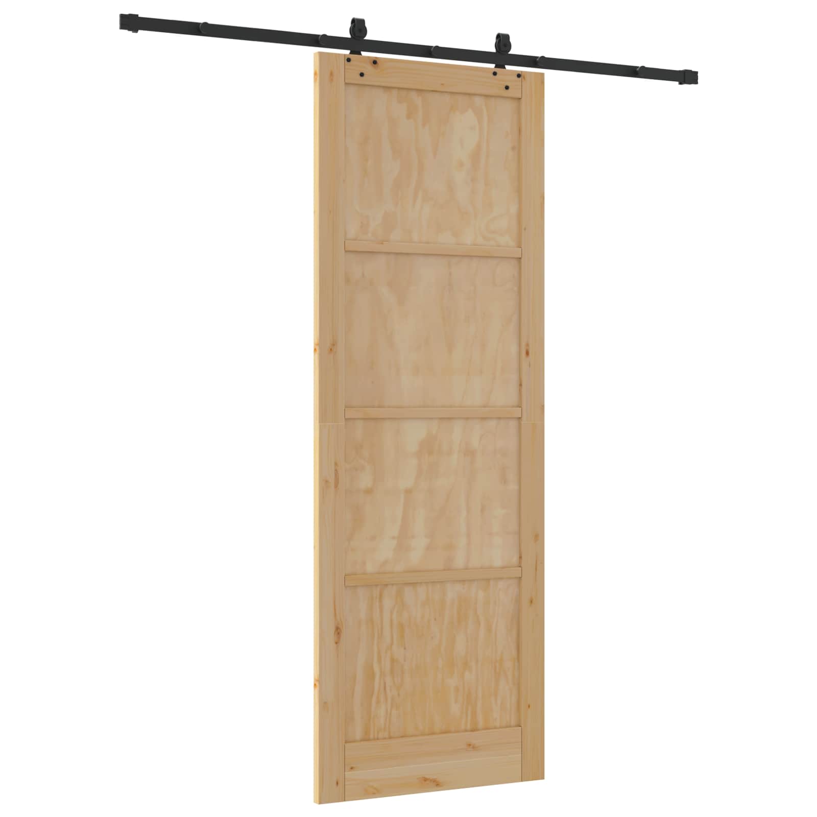 Porta scorrevole ORKDAL in legno di pino naturale 83 x 232 cm