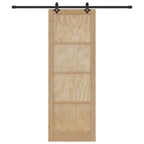 Porta scorrevole ORKDAL in legno di pino naturale 83 x 232 cm