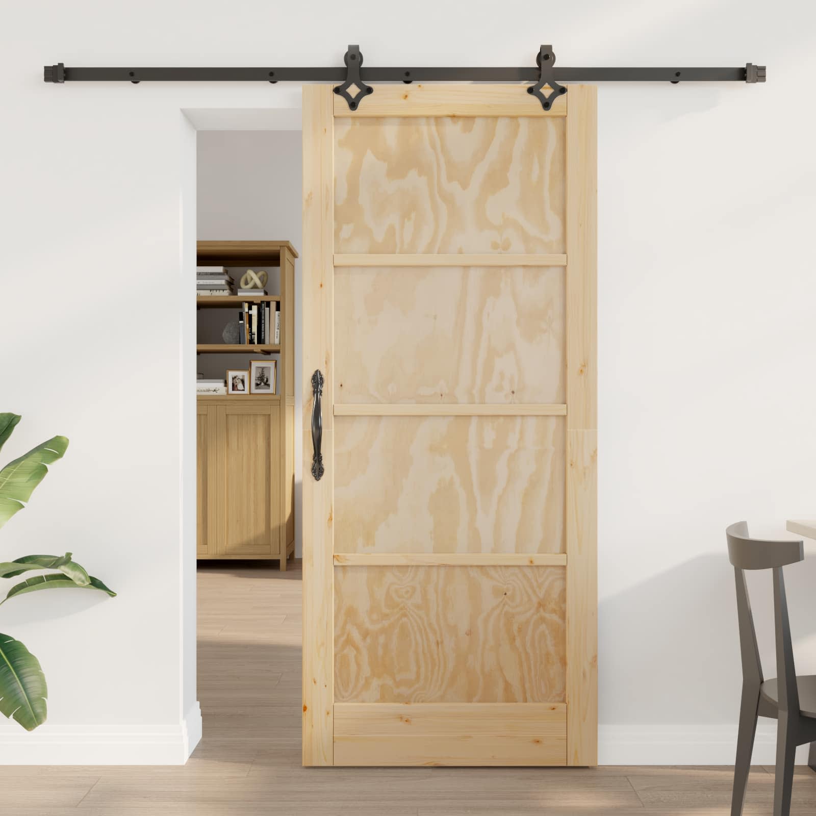 Porta Scorrevole ORKDAL Naturale 86 x 198,5 cm