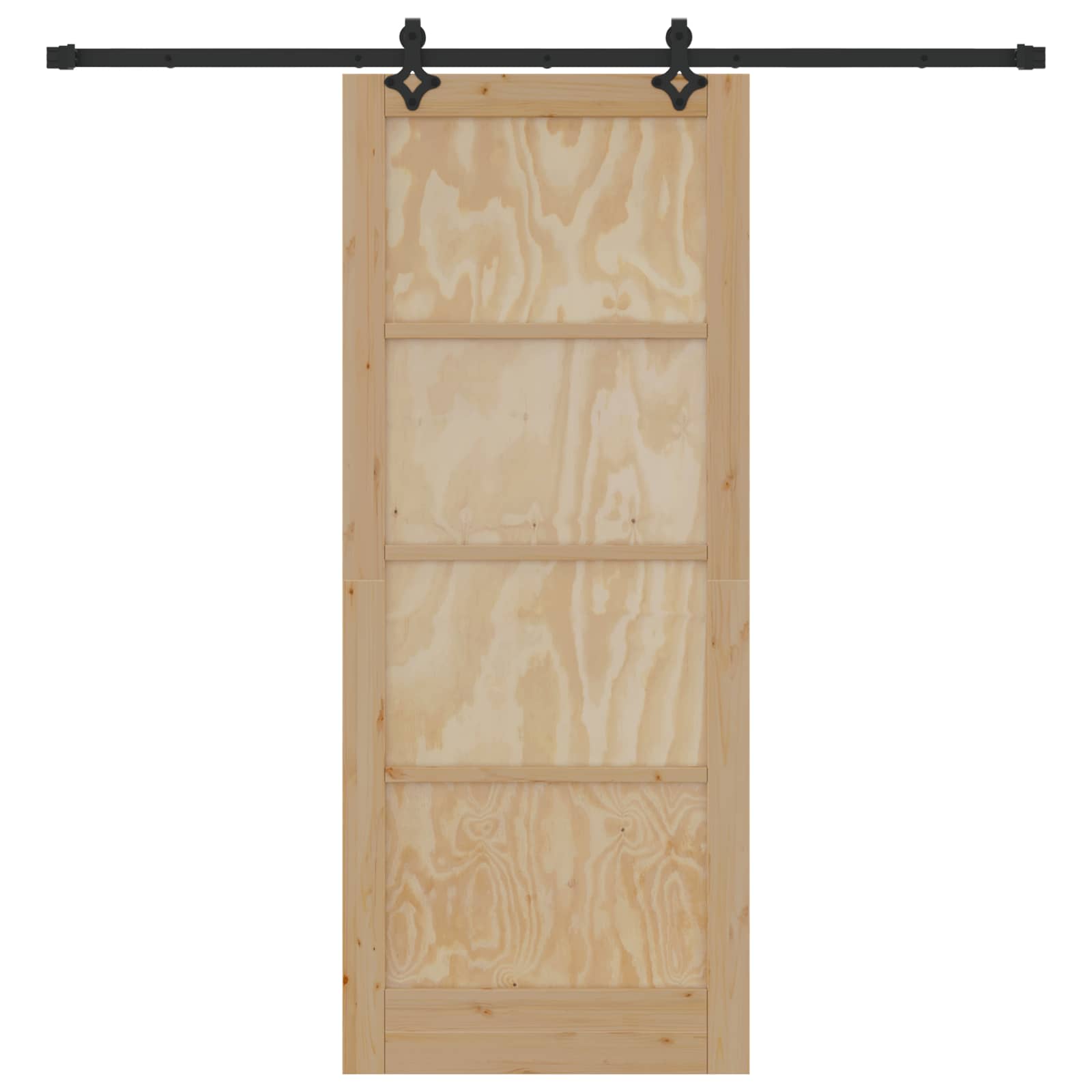 Porta scorrevole ORKDAL in legno di pino naturale 86 x 211 cm