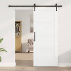 Porta scorrevole ORKDAL bianco e nero 83 x 202 cm