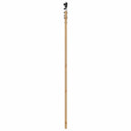 Porta scorrevole ORKDAL in legno di pino e acciaio - 83 x 211 cm - Naturale e Nero