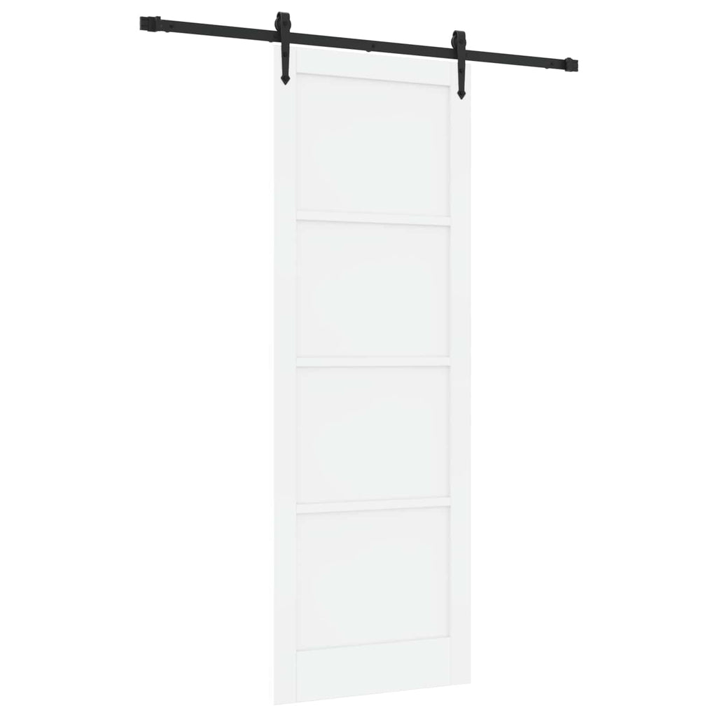 Porta Scorrevole ORKDAL Bianco e Nero 83 x 232 cm