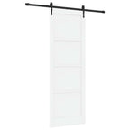 Porta Scorrevole ORKDAL Bianco e Nero 83 x 232 cm