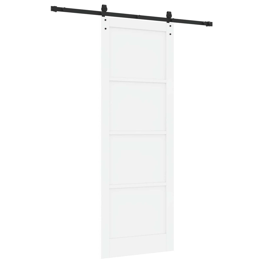 Porta Scorrevole ORKDAL Bianco e Nero 83 x 232 cm