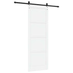 Porta Scorrevole ORKDAL Bianco e Nero 83 x 232 cm