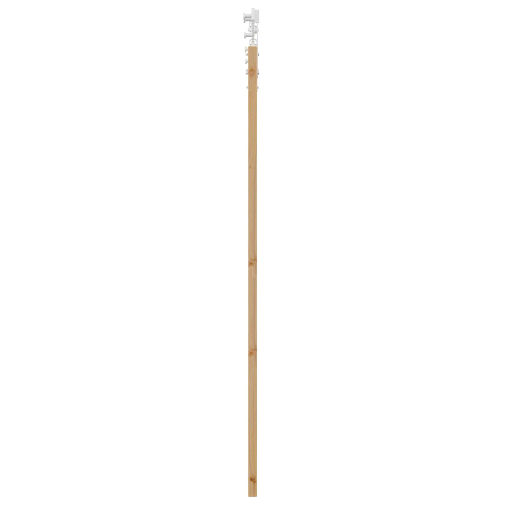 Porta Scorrevole ORKDAL Legno Pino Naturale e Bianco 61 x 198,5 cm
