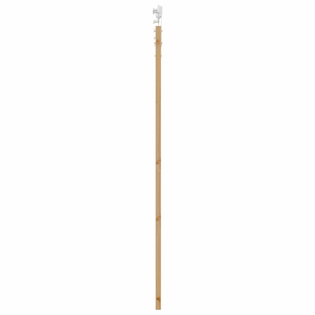 Porta scorrevole ORKDAL naturale e bianco 86 x 198,5 cm