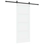 Porta Scorrevole ORKDAL Bianco e Nero 83 x 202 cm