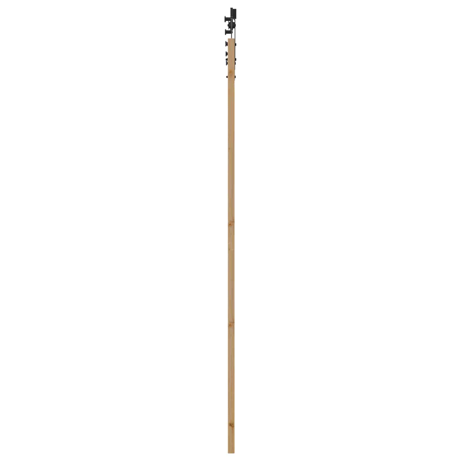 Porta Scorrevole ORKDAL Naturale e Nero 83 x 232 cm