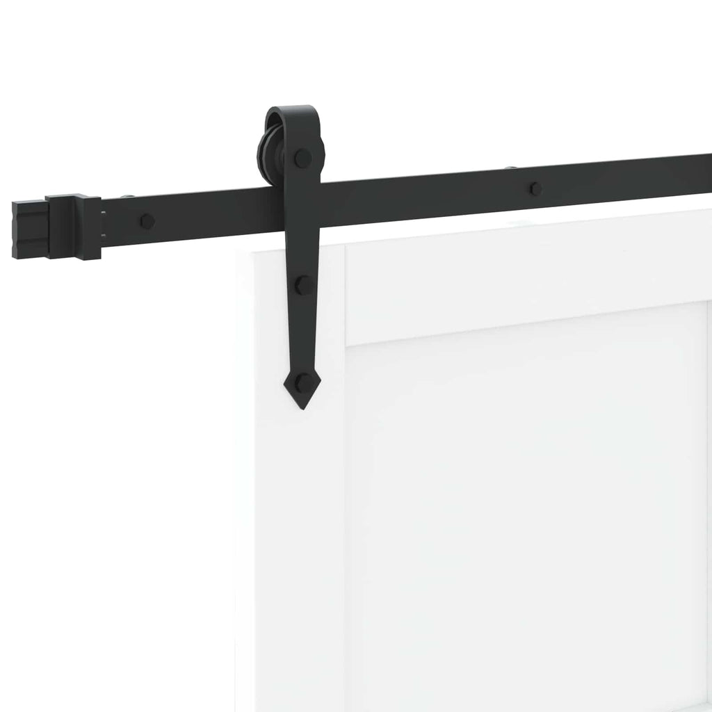 Porta Scorrevole ORKDAL Bianco e Nero 83 x 232 cm