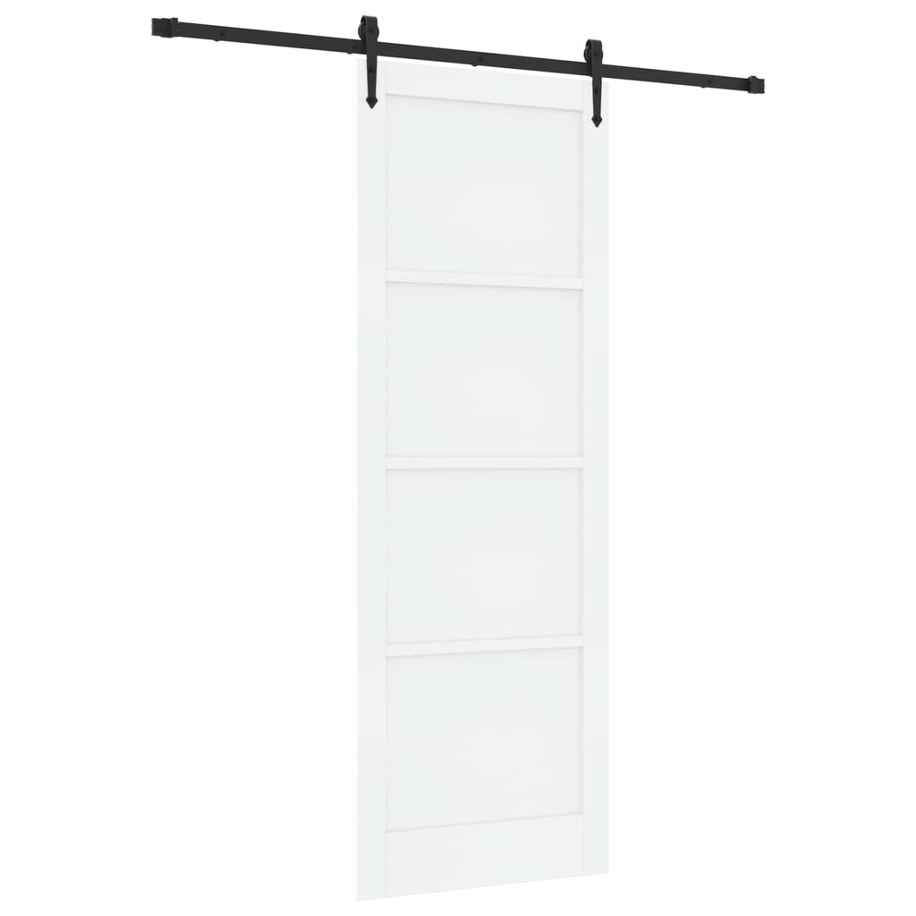 Porta Scorrevole ORKDAL Bianco e Nero 83 x 232 cm