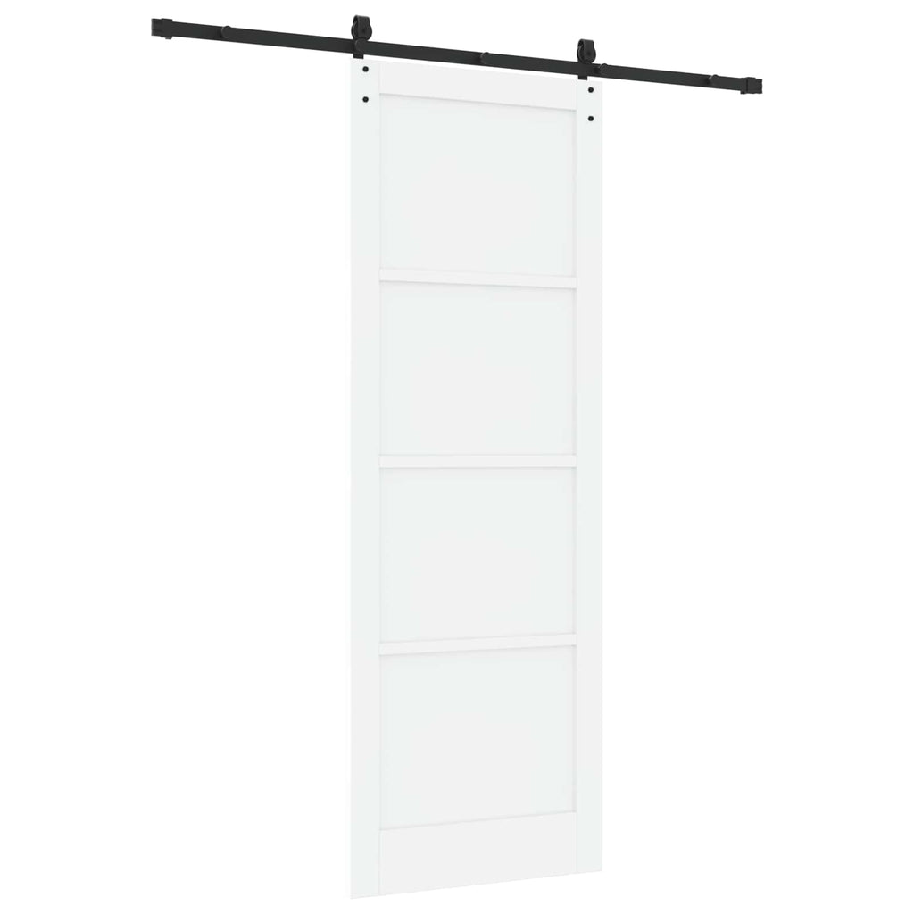 Porta Scorrevole ORKDAL Bianco e Nero 83 x 232 cm