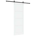 Porta Scorrevole ORKDAL Bianco e Nero 83 x 232 cm