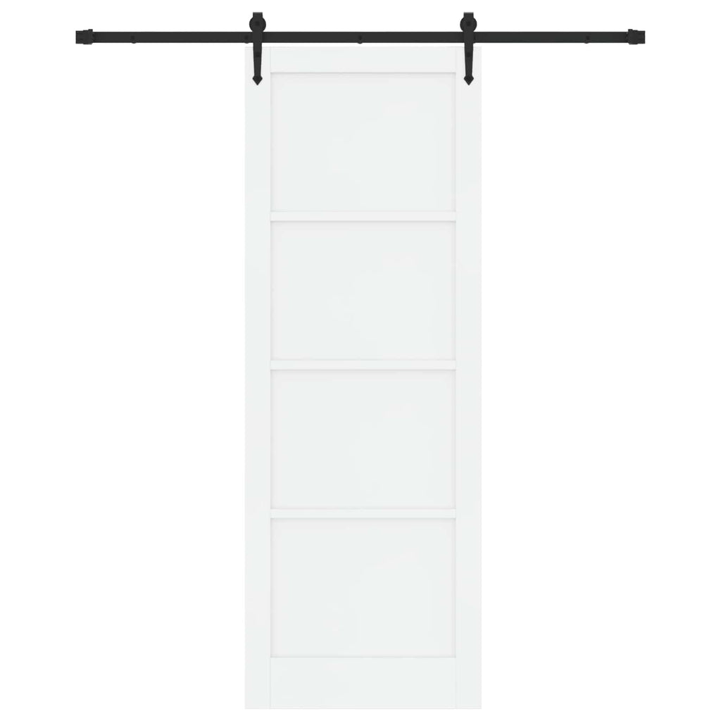 Porta Scorrevole ORKDAL Bianco e Nero 83 x 232 cm