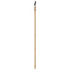 Porta Scorrevole ORKDAL Legno di Pino Naturale e Nero 86 x 211 cm