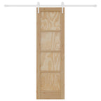 Porta Scorrevole ORKDAL Naturale e Bianco 61 x 198,5 cm