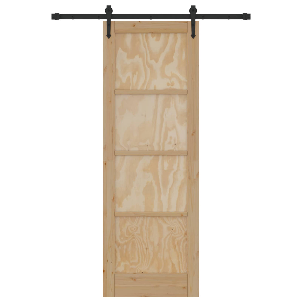 Porta scorrevole ORKDAL legno pino naturale 73,5 x 211 cm