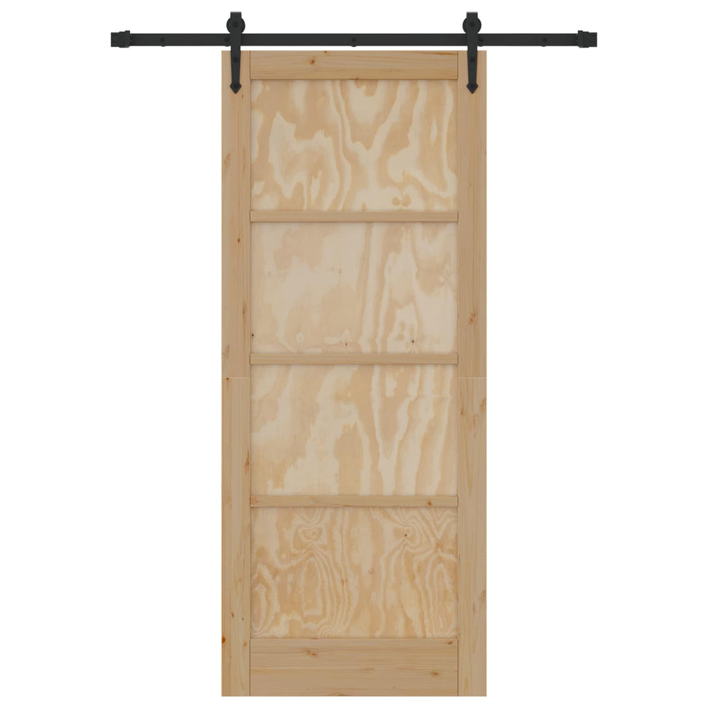 Porta scorrevole ORKDAL legno pino naturale 83 x 202 cm