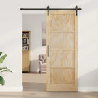 Porta scorrevole ORKDAL legno pino naturale 83 x 211 cm