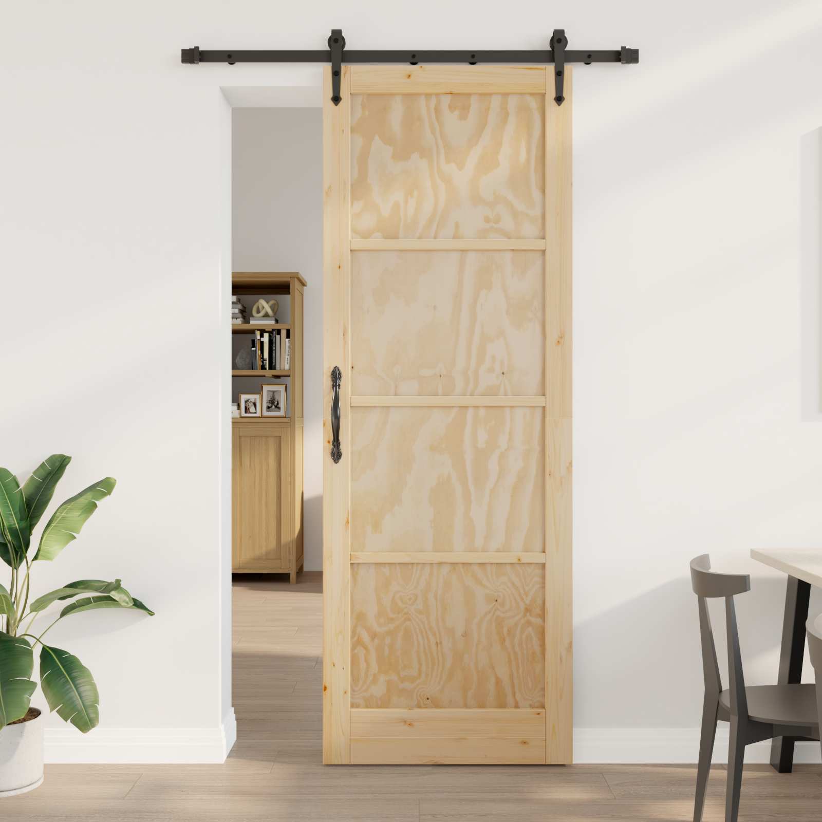 Porta scorrevole ORKDAL legno pino naturale 83 x 232 cm