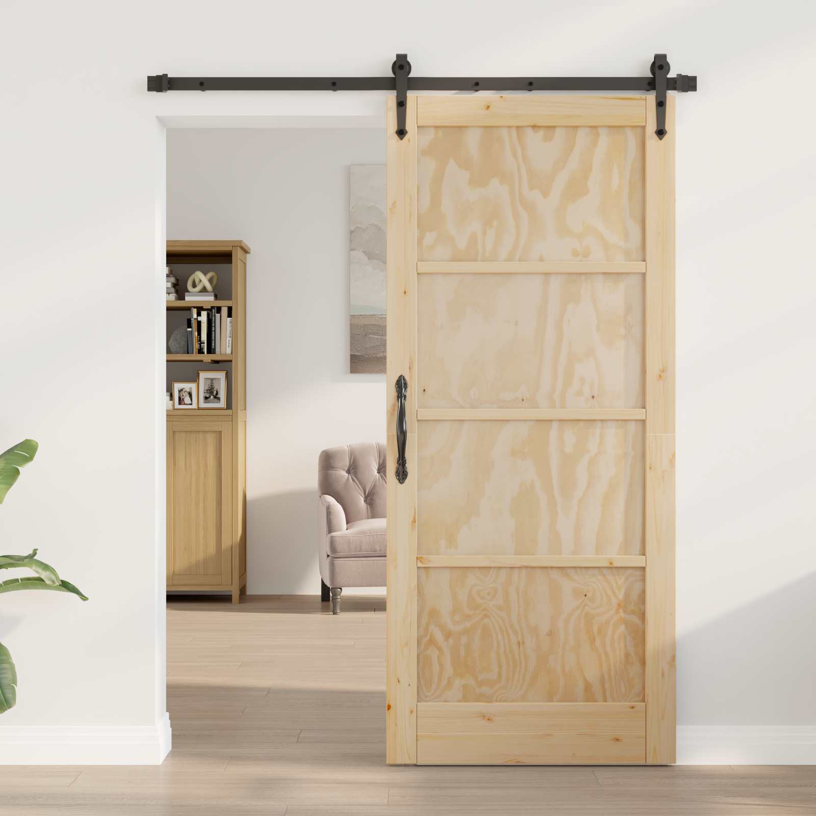 Porta scorrevole ORKDAL Naturale 86 x 198,5 cm