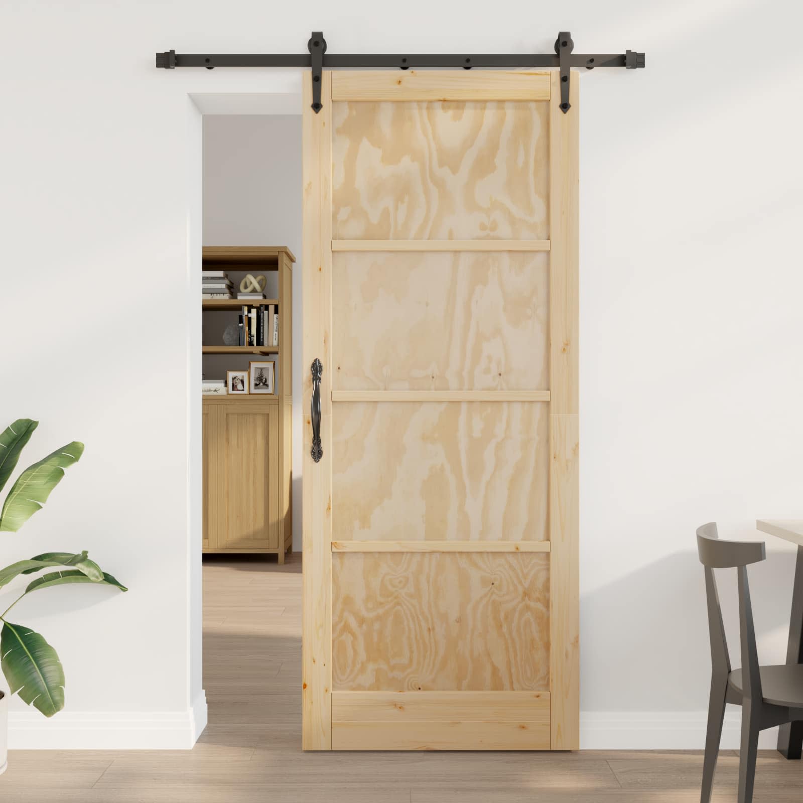 Porta scorrevole ORKDAL Naturale 86 x 211 cm