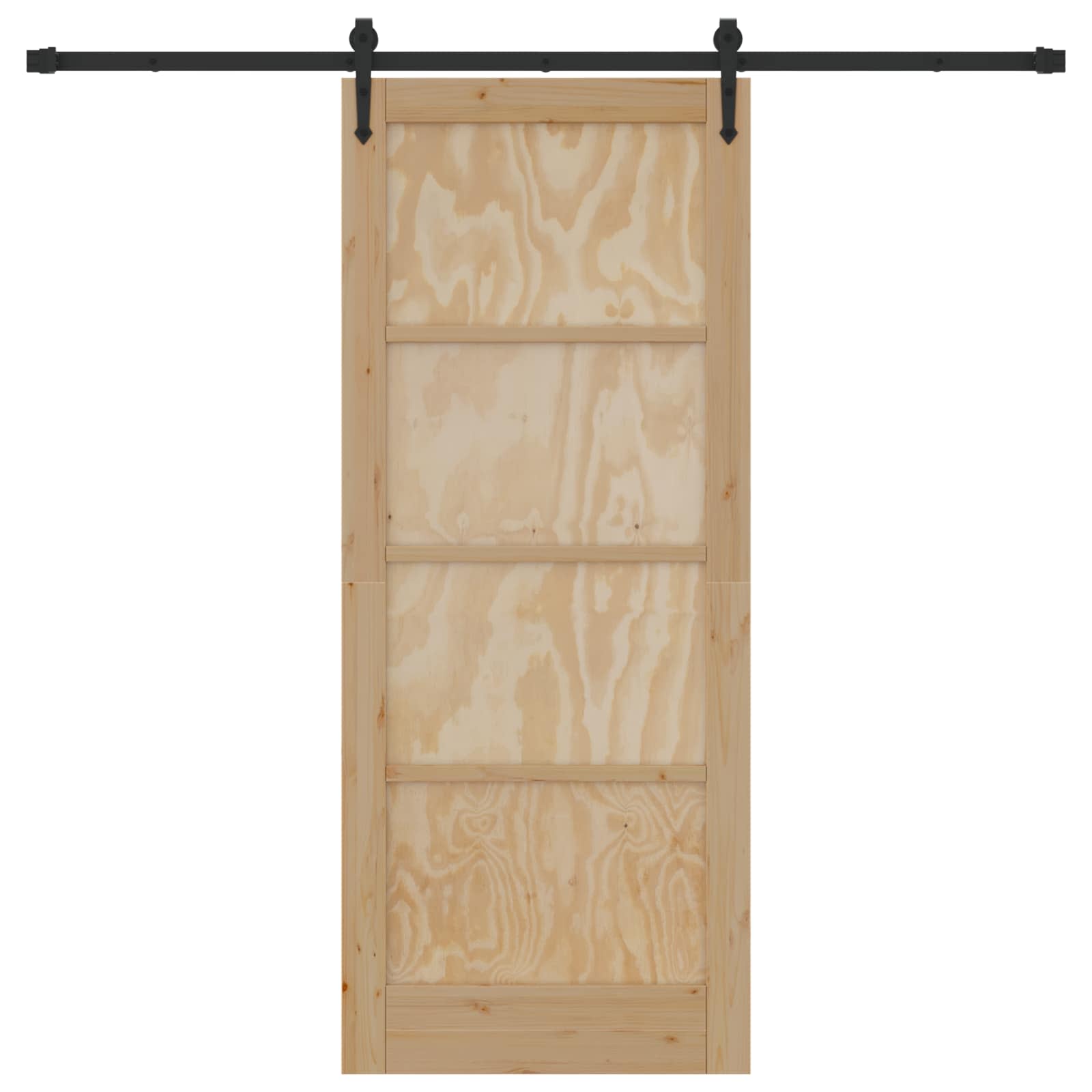 Porta scorrevole ORKDAL legno di pino naturale 83 x 202 cm